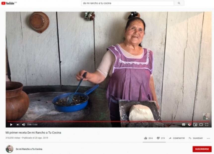 “De mi rancho a tu cocina”, el nuevo canal de YouTube