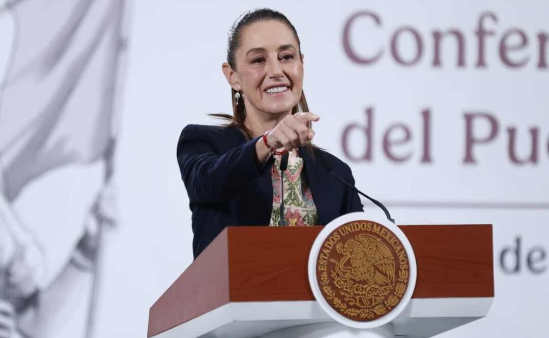 Claudia Sheinbaum, presidenta de México, durante la mañanera del  29 de septiembre del 2025. Foto: Fernanda Rojas / EL UNIVERSAL