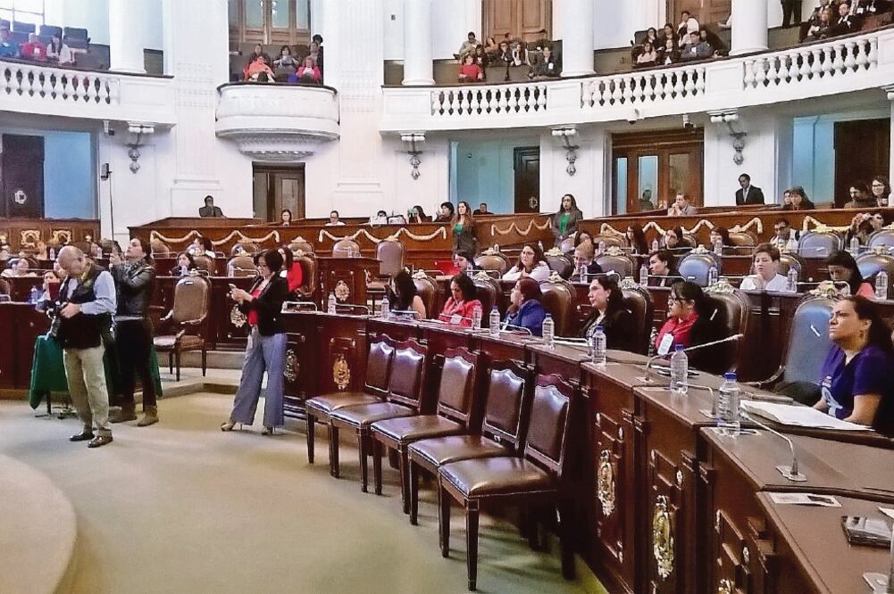 Legisladoras que participaron en el Primer Parlamento de Mujeres reconocie ro n que por lo menos alguna vez en su vida han sido víctimas de discriminación (DIANA VILLAVICENCIO. EL UNIVERSAL)