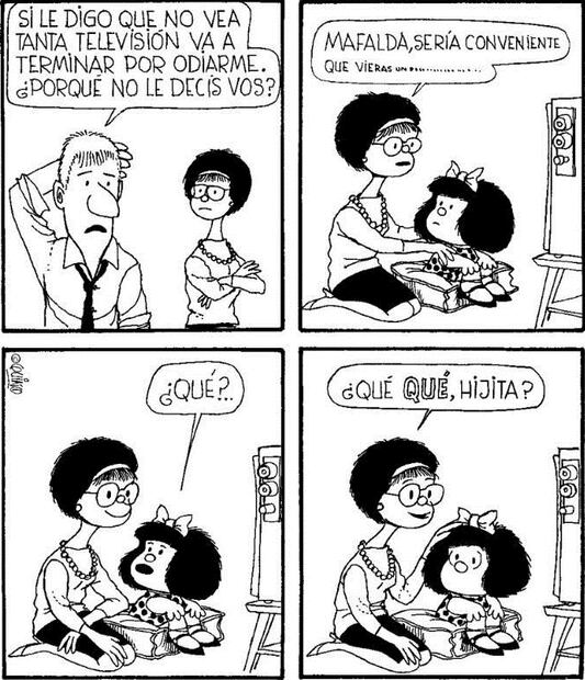 Mafalda. Fuente: Instagram @mafaldadigital