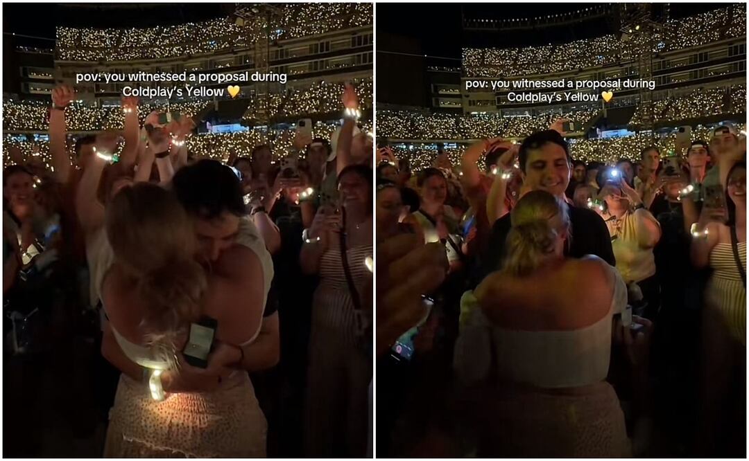 Durante el concierto de Coldplay en Boston, también se vivieron momentos épicos. Foto: Redes sociales