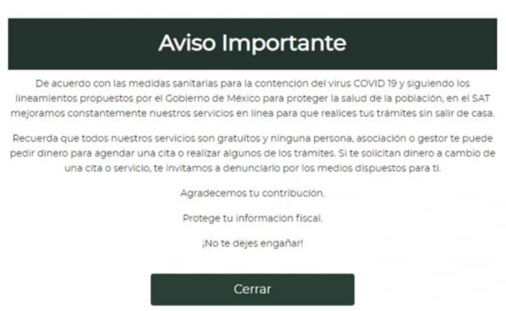 Cómo sacar una cita en el SAT y la e.firma