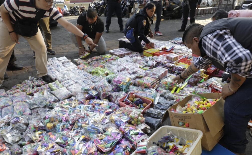 La alcaldía agregó que este decomiso forma parte del reforzamiento de la seguridad y las acciones preventivas. (25/02/2025) Foto: Especial