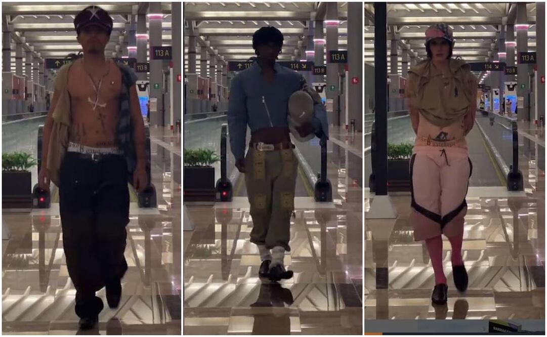 Pasarela de modas en el AIFA / Captura de pantalla