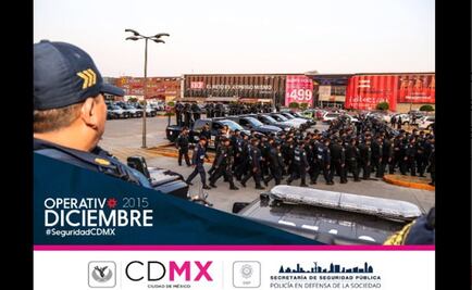 Participan 20 mil policías en operativo "Aguinaldo Seguro"