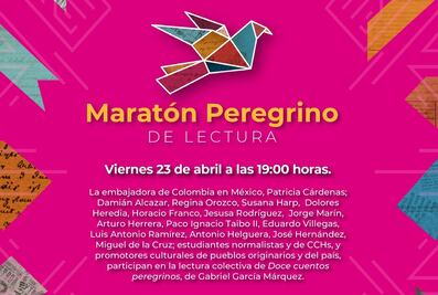 Harán maratón de lectura de "Doce cuentos peregrino" para celebrar el Día Mundial Libro