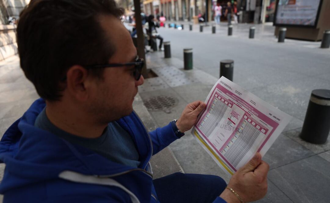 Boletas judiciales generan confusión: mexicanos no saben qué se elegirá el 1 de junio. Foto: Diego Simón Sánchez EL UNIVERSAL