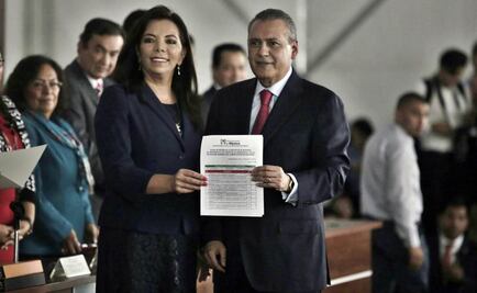 Beltrones y Monroy se registran para contender por el PRI