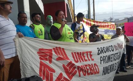 Protestan contra aumentos al transporte en Monterrey