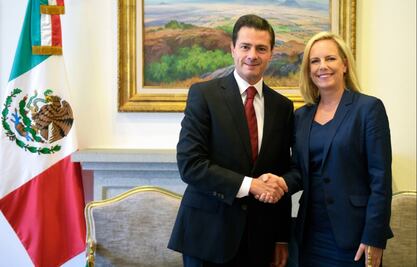 Peña Nieto se reúne con secretaria de seguridad interna de EU