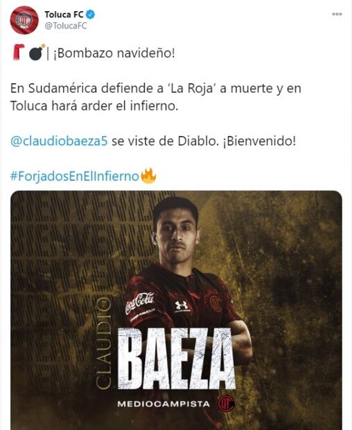 Toluca hace el ridículo y confunde a su nuevo refuerzo