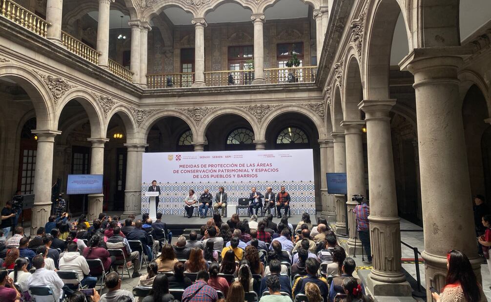 Martí Batres y Seduvi realizaran las acciones necesarias para definir las medidas que deberán implementarse para garantizar la protección y conservación de esos espacios. Foto: Alberto Acosta / EL UNIVERSAL