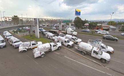 Paro de gaseros genera caos en cuatro entidades