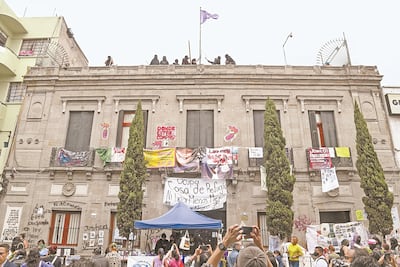Habrá más edificios tomados, advierten grupos feministas