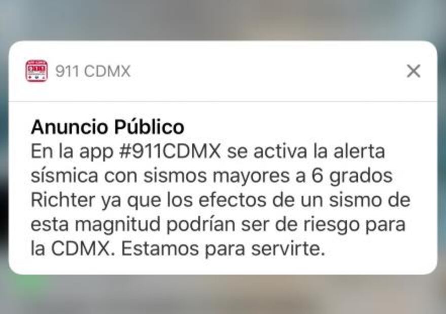 App 911 CDMX no activó alerta sísmica por temblor en Guerrero