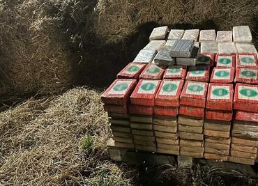 Con rayos gamma, detectan y aseguran 240 paquetes de cocaína ocultos en paja en Veracruz