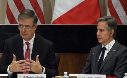 Inicia reunión bilateral entre Blinken y Ebrard; México insiste en la importancia de frenar el tráfico de armas