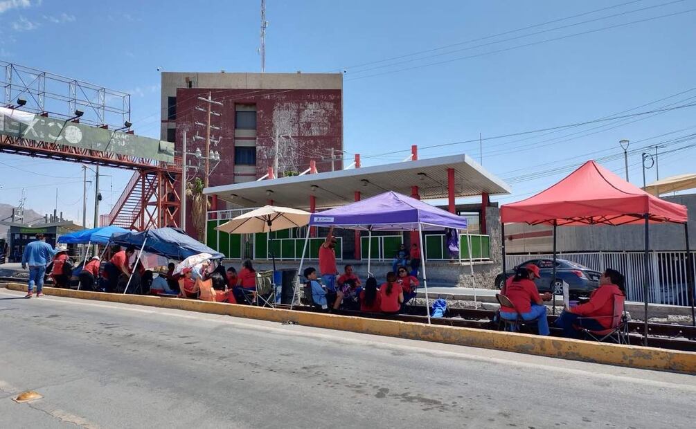 Maestros en Chihuahua se unieron a la serie de manifestaciones que se realizan en el país (31/05/2025). Foto: Especial