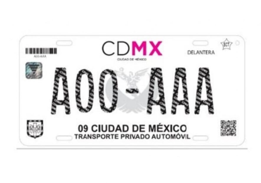 Qué significan los números y letras de las placas vehiculares