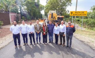 Avanzan trabajos de conservación en rutas de evacuación del Popocatépetl en Morelos; aplican inversión superior a 147 mdp