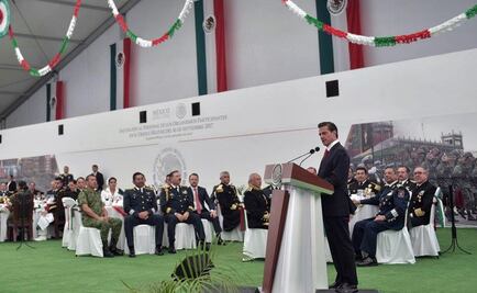 Agradece Peña Nieto apoyo histórico de Fuerzas Armadas a familias