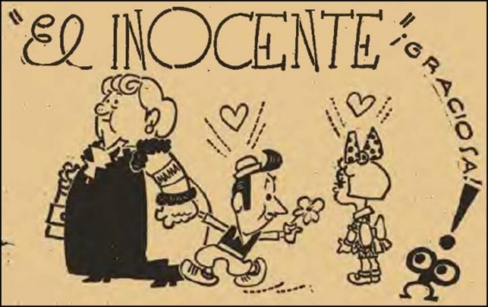 Caricatura de la época inspirada en la película. Hemeroteca EL UNIVERSAL.