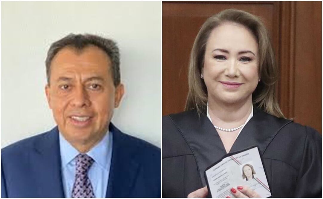 Notario Amando Mastachi y la ministra Yasmín Esquivel /Foto: Notaria 121 / Archivo EL UNIVERSAL