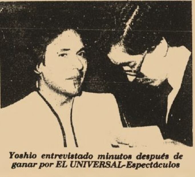 Yoshio era el gran romántico del Festival OTI
