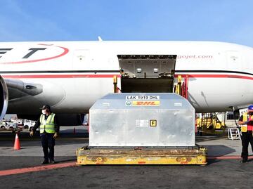 Llegan a México 585 mil vacunas contra Covid-19 de Pfizer/BioNTech