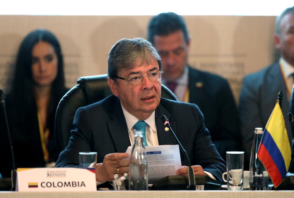 Ministro de Relaciones Exteriores de Colombia, Carlos Holmes. Foto: Reuters