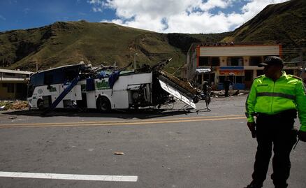 Autobús accidentado en Ecuador no podía hacer viajes internacionales