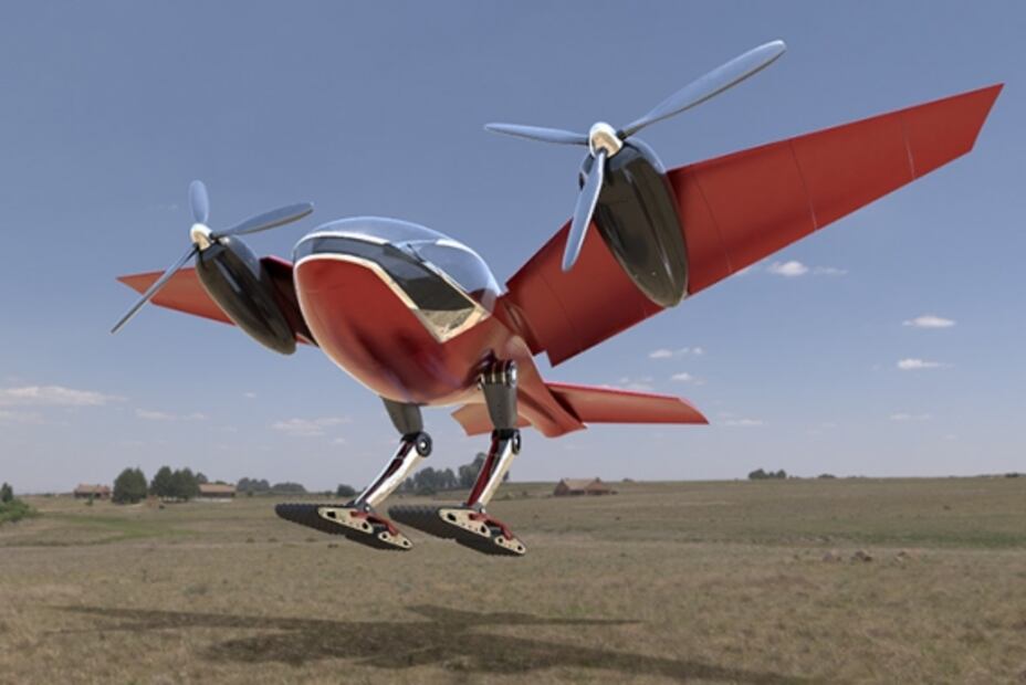 El taxi aéreo que imita el vuelo de los pájaros