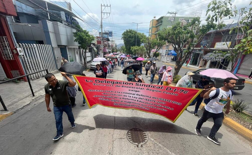 Jornada de protesta intensa en Guerrero (30/05/2025). Foto: Arturo de Dios Palma / EL UNIVERSAL