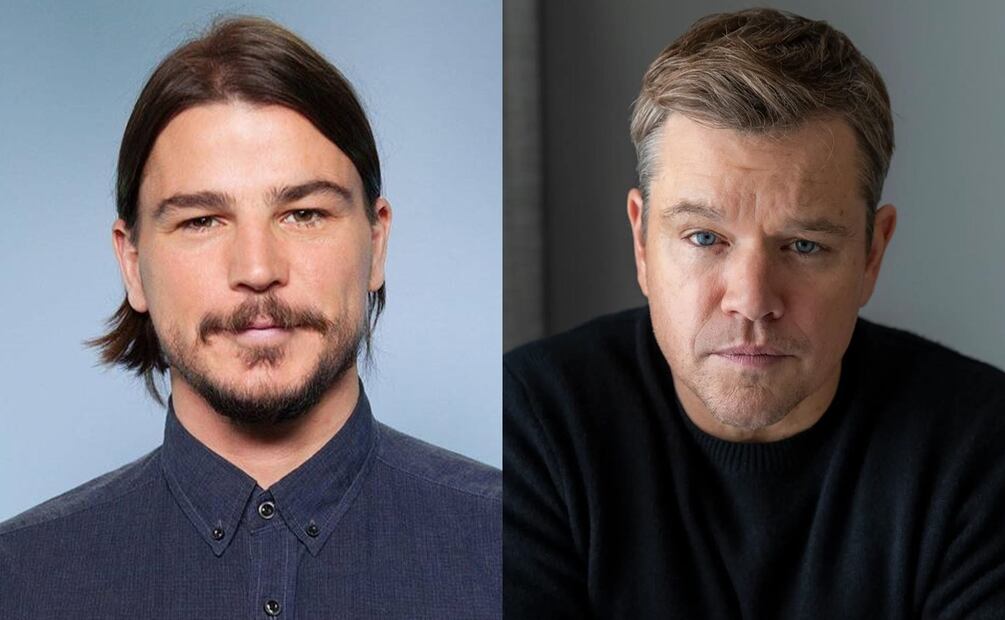 Josh Hartnett y Matt Damon. Fuente: Producción El Universal