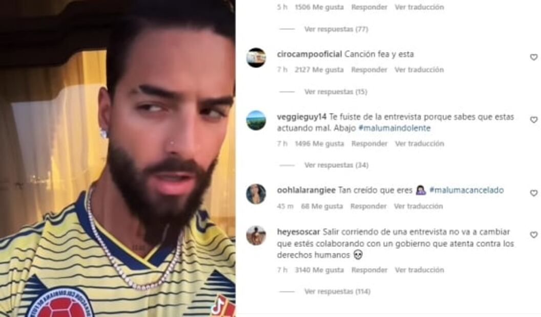 Pese a críticas por su participación en Qatar 2022, Maluma se presenta en la inauguración del FIFA Fan Festival