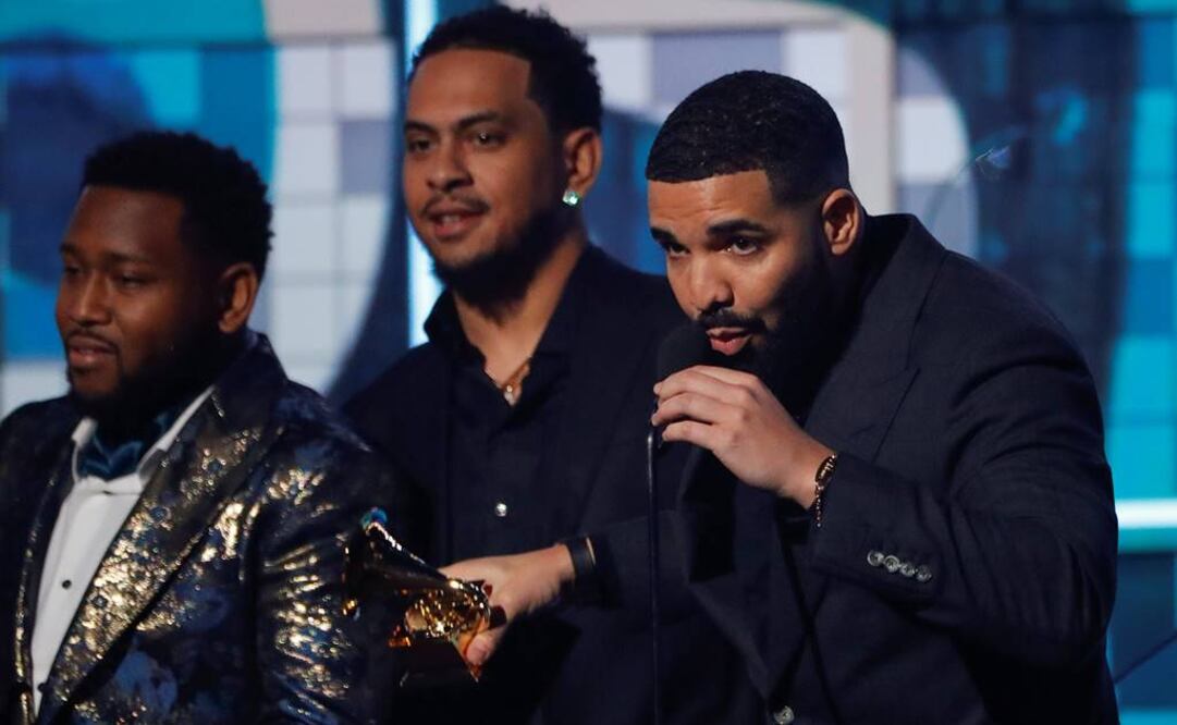 Se cortaron muchos discursos de ganadores, incluidos Drake. Foto: Reuters