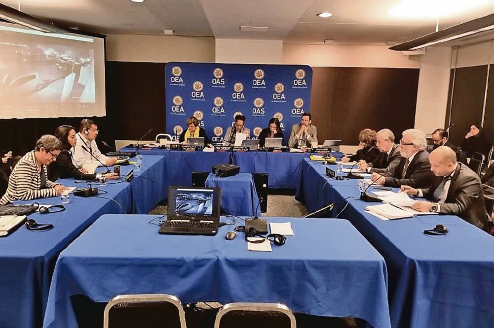 El subsecretario de Derechos Humanos de la Segob, Alejandro Encinas, asistió ayer en Washington al 170 periodo de sesiones de la CIDH (TOMADA DE TWITTER)