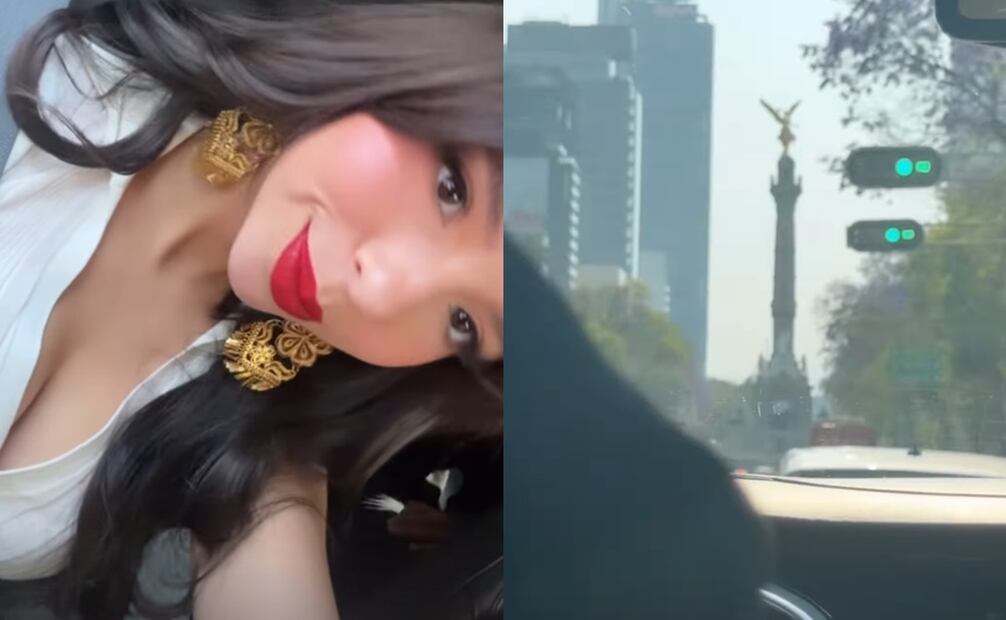 Ángela Aguilar en su recorrido en la Ciudad de México. Foto: Instagram oficial.