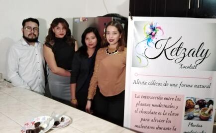 Estudiantes del Edomex crean chocolate que combate los cólicos menstruales