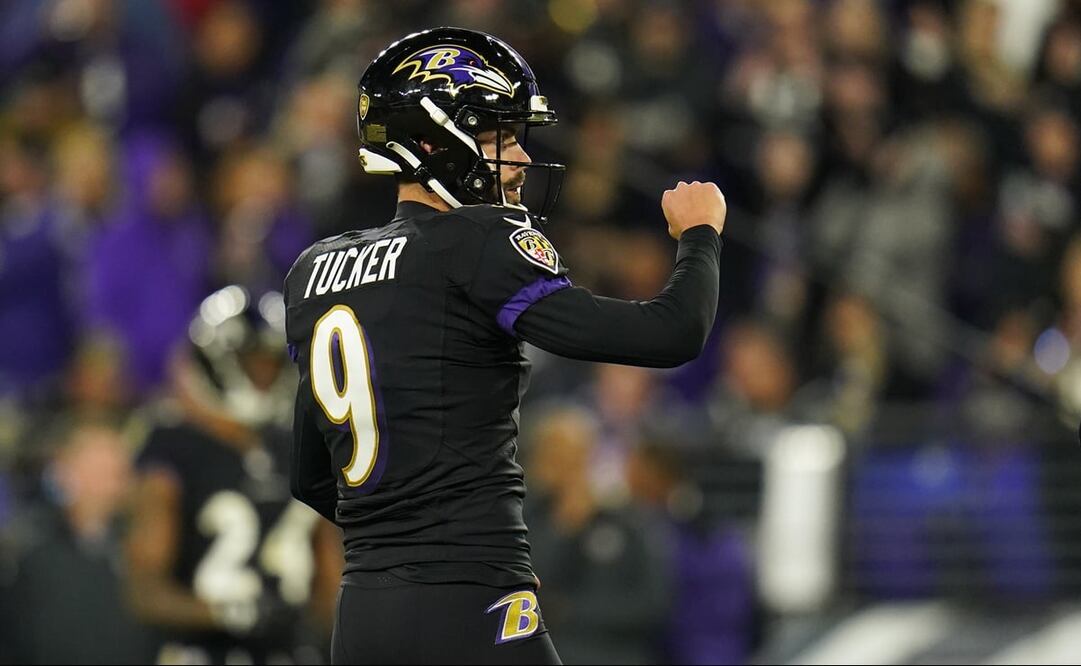 Justin Tucker, quarterback de los Baltimore Ravens - FOTO: AP