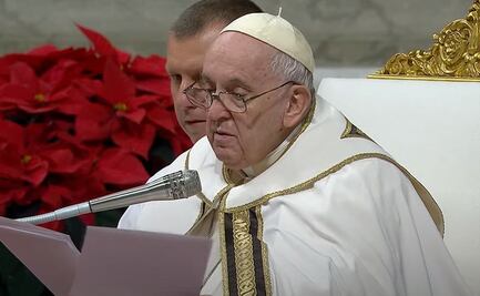 Papa Francisco celebra la tradicional Misa de Gallo en el Vaticano