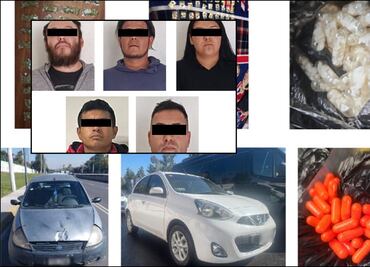 Así fue la detención de 5 presuntos narcomenudistas que operaban en la colonia San Felipe de Jesús de la GAM