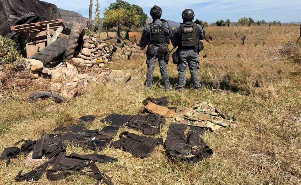 Hallan narcolaboratorio en Zacatecas (27/10/2025). Foto: Especial