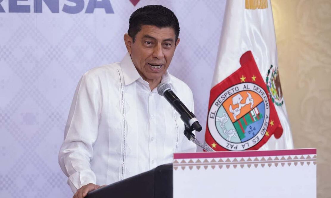 Conferencia de prensa del gobernador Salomón Jara, que se llevará a cabo en el Gran Salón del Gran Hotel México, ubicado en la calle 16 de Septiembre. Foto: Fernanda Rojas / EL UNIVERSAL