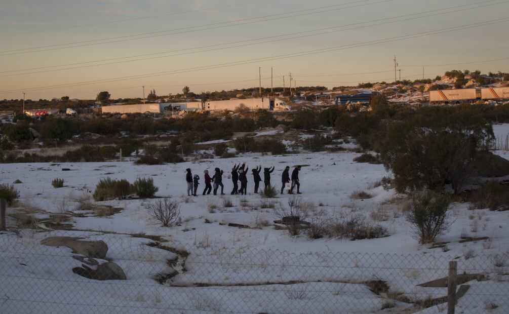Cae nieve en Chihuahua Foto: Cuartoscuro/El Universal