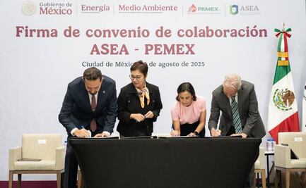 Pemex, Asea y Semarnat firman convenio para proteger el medio ambiente; reforzarán supervisión y sanciones