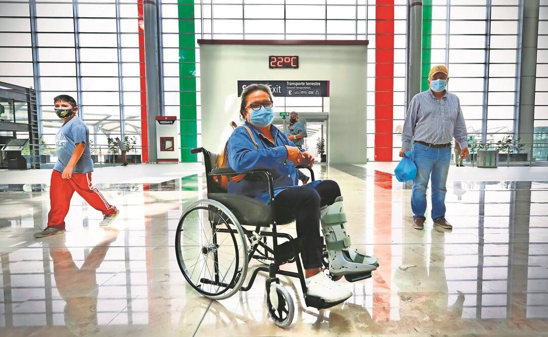 El servicio médico estará dividido en cinco tipos, entre otras urgencias en instalaciones del AIFA. Foto: Archivo EL UNIVERSAL