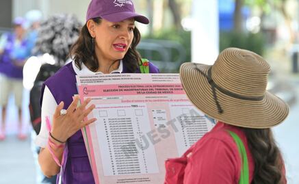 INE y Tribunal Electoral llaman a votar en elección judicial; votantes pueden llevar sus anotaciones, indican