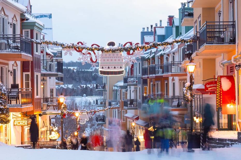 La calle principal de Tremblandt, con tiendas y restaurantes. Foto: Tremblandt