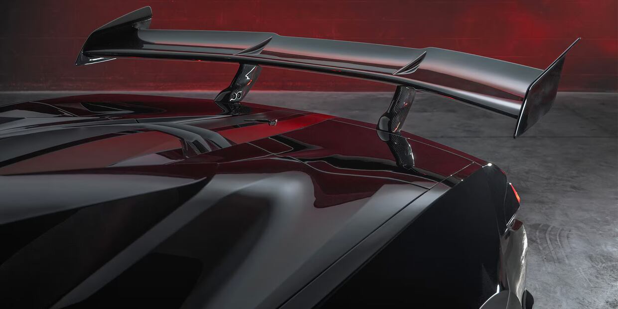 Este auto tiene componentes de fibra de vidrio para garantizar la aerodenámica del coche. Foto: Chevrolet